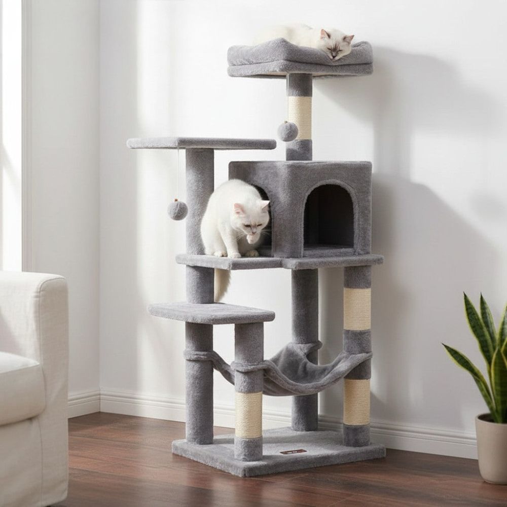 Kratzbaum Modernes Design Mehrfarbig 110cm
