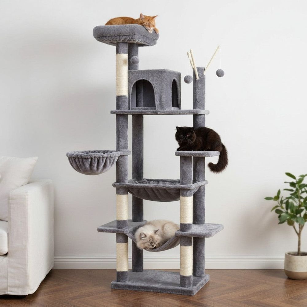 Großer Kratzbaum für Maine Coon 175cm