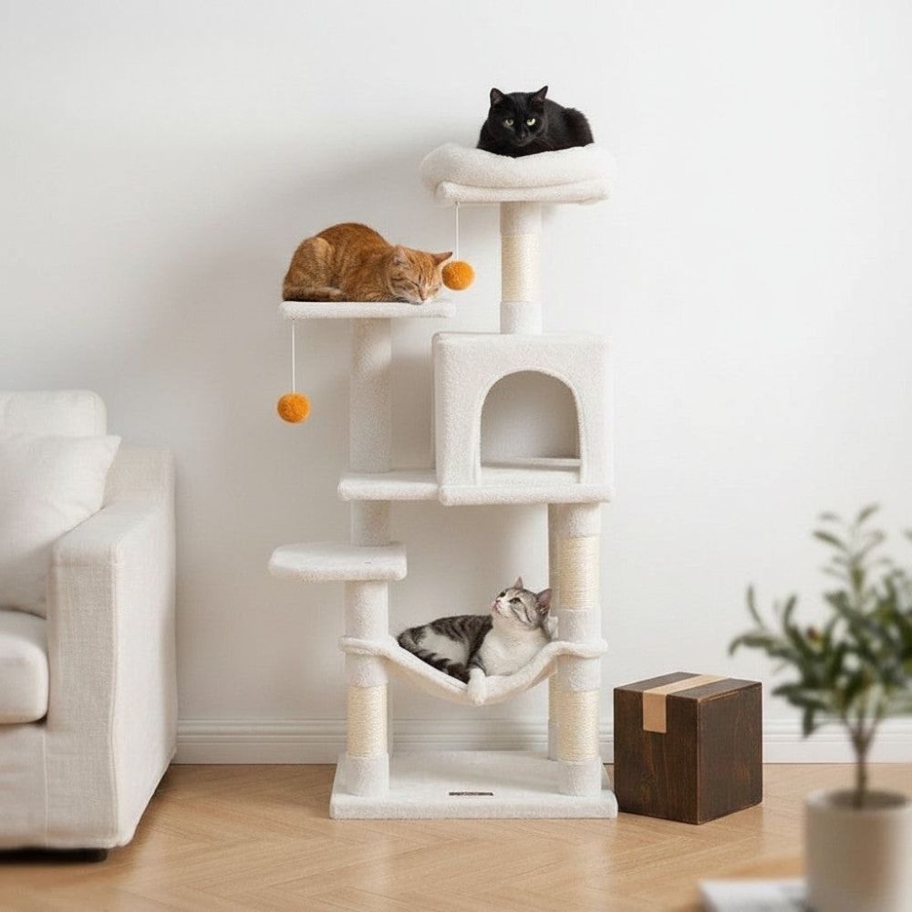 Kratzbaum Beige Standardformat 110cm
