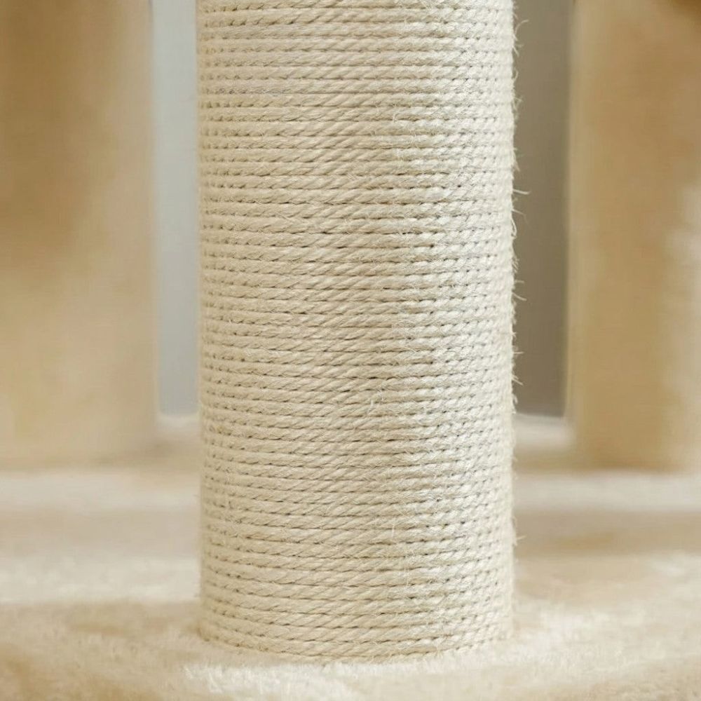 Kratzbaum Beige XXL Große Höhe 170cm