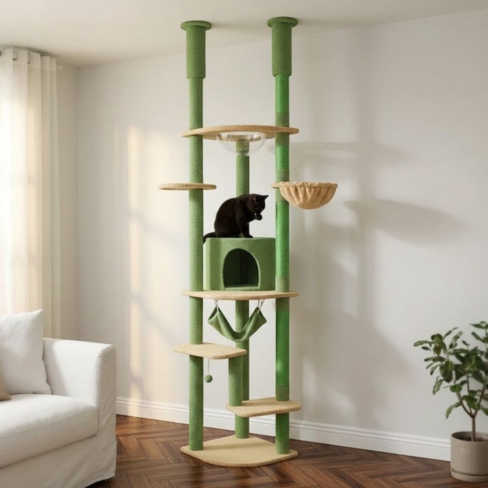 Kratzbaum Boden-Decke Design-Finish 258cm