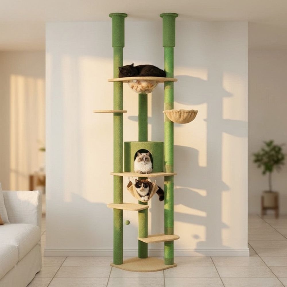 Kratzbaum Deckenbefestigung Verstellbar 258cm