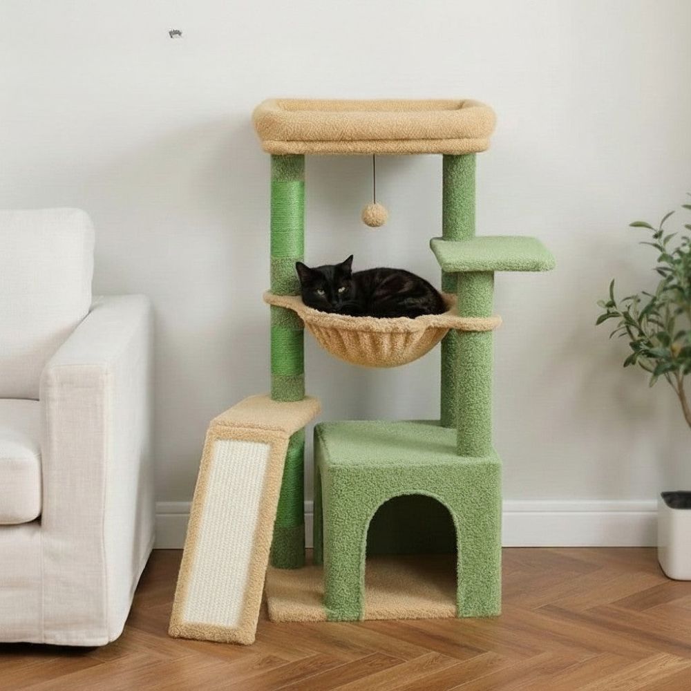 Kratzbaum Design Farbenfroh Mittlere Höhe 93cm