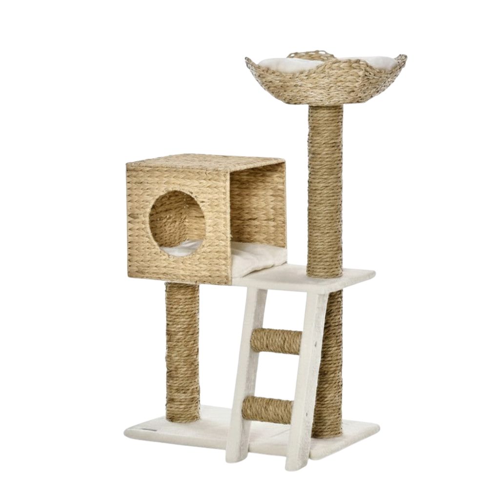 Kratzbaum Design Geflochtenes Rattan 100cm