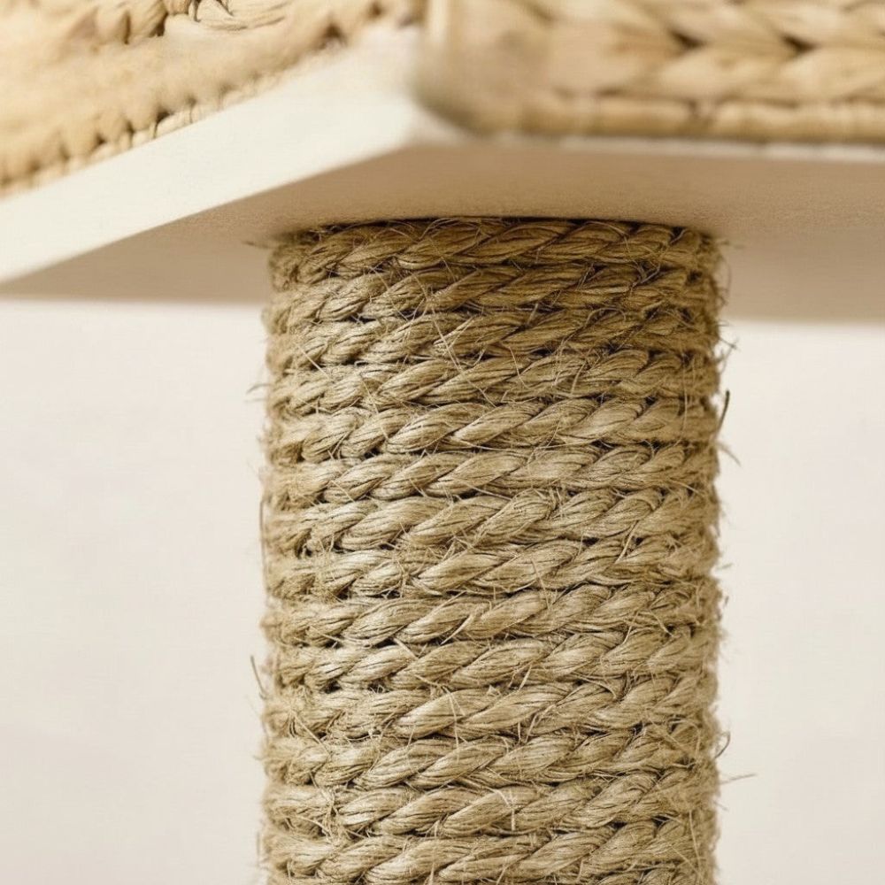 Kratzbaum Design Geflochtenes Rattan 100cm