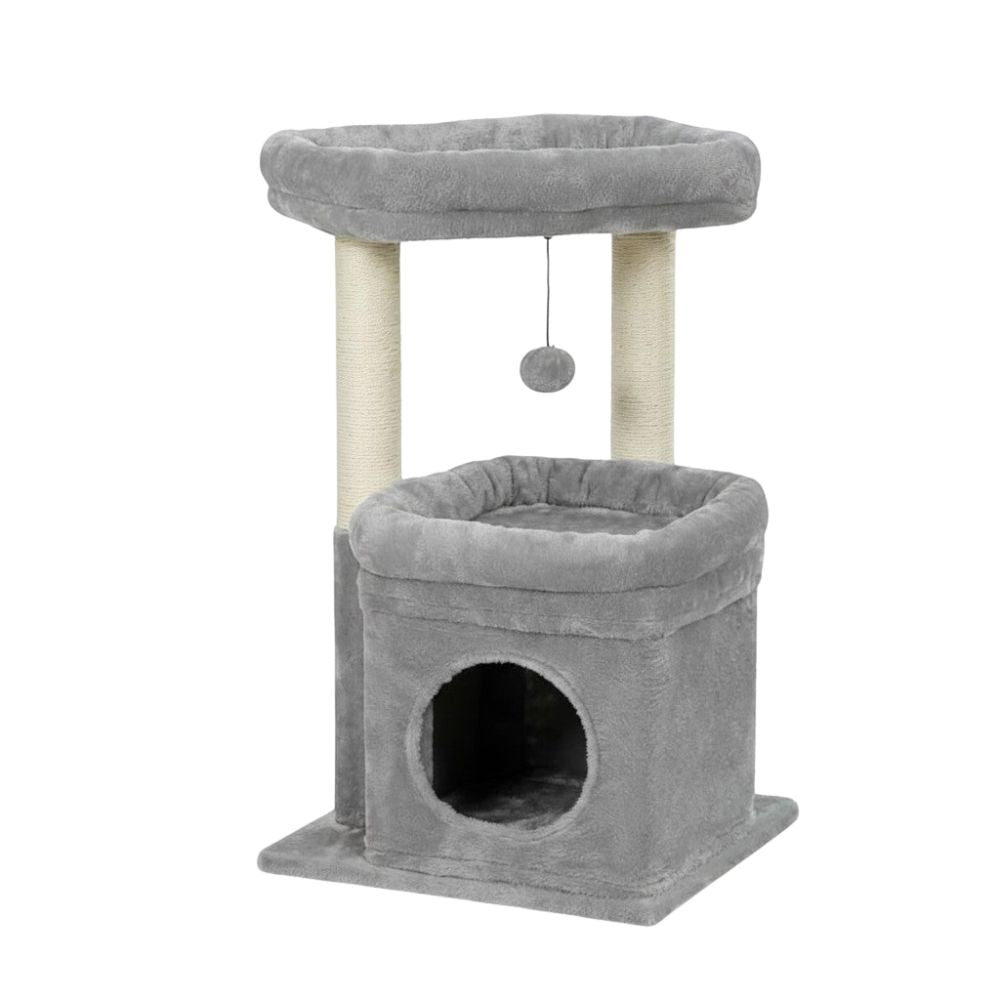 Kratzbaum Design Grau Ultra Kompakt 60cm