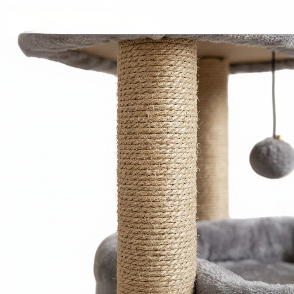 Kratzbaum Design Grau Ultra Kompakt 60cm