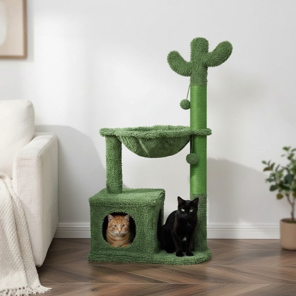 Kratzbaum Design Kaktus Originell 102cm