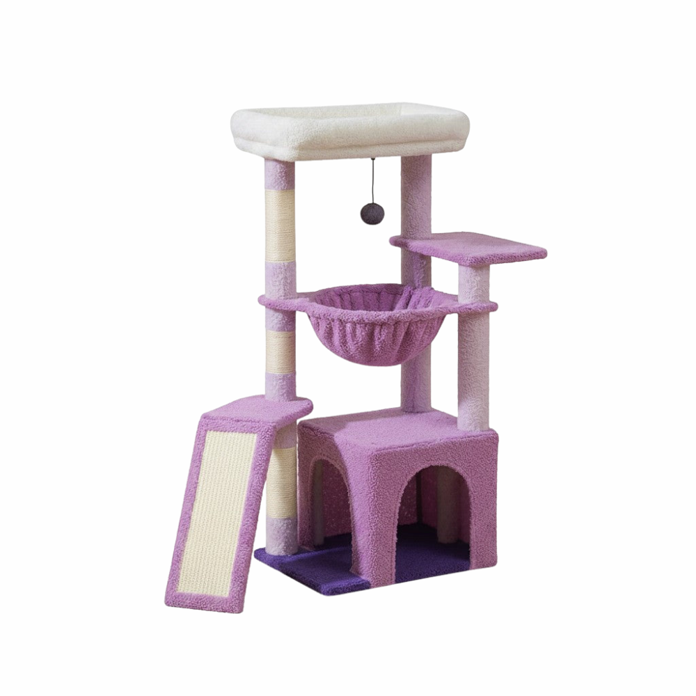 Kratzbaum Design Natur Farbenfroh 93cm