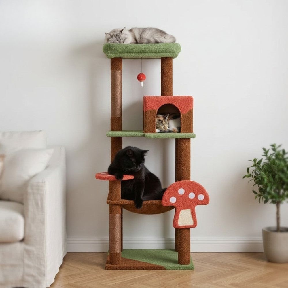 Kratzbaum Eck für Maine Coon 143cm