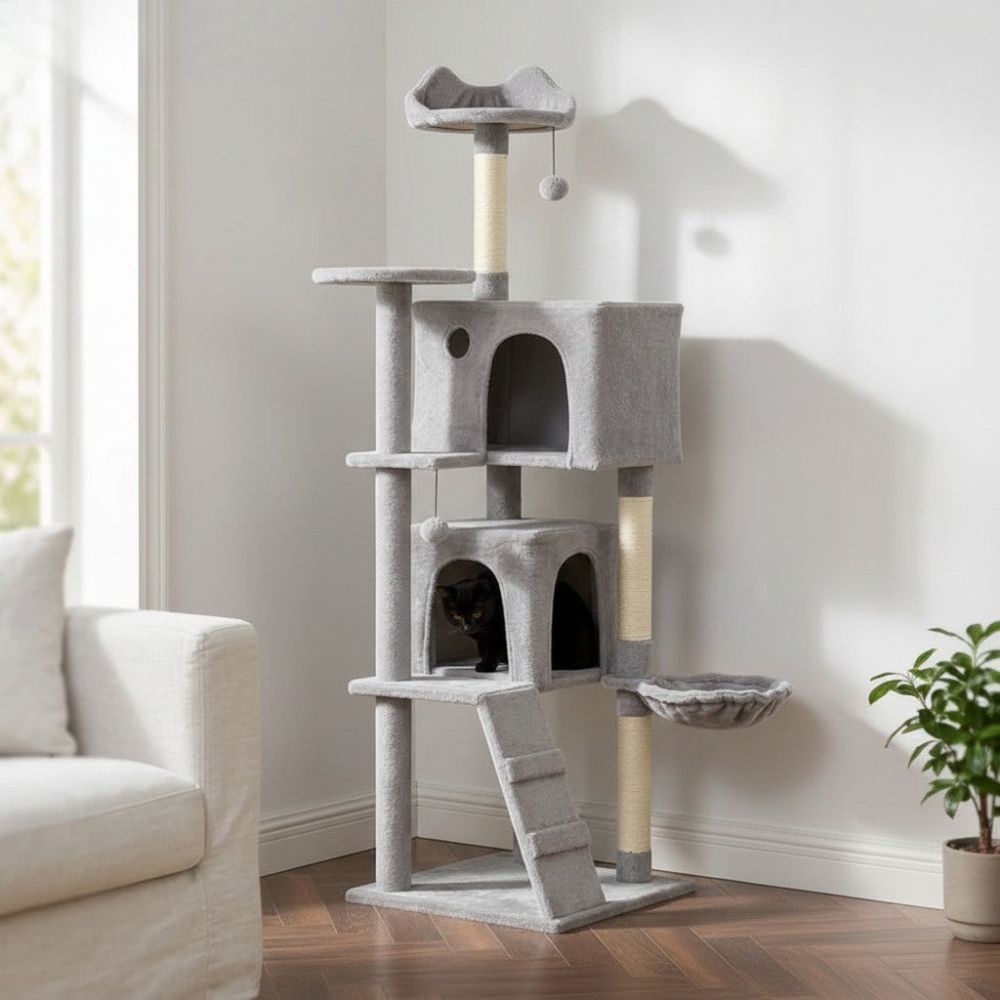 Kratzbaum Eck Modernes Design 140cm