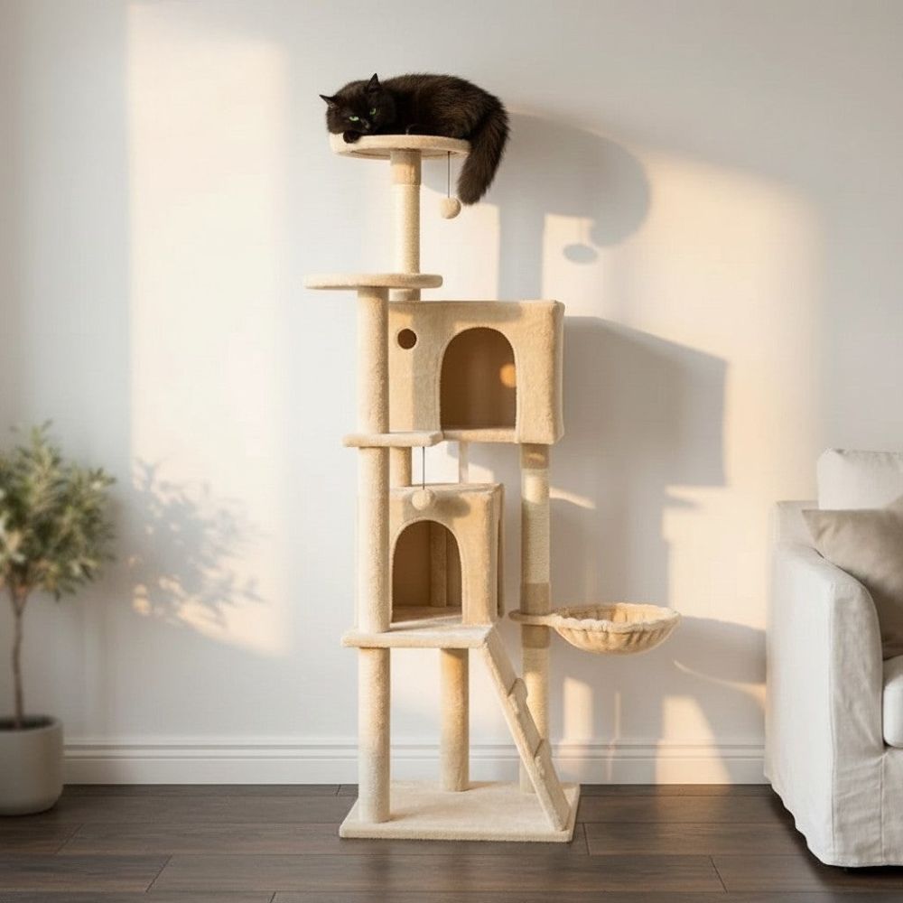 Kratzbaum Eck Modernes Design 140cm