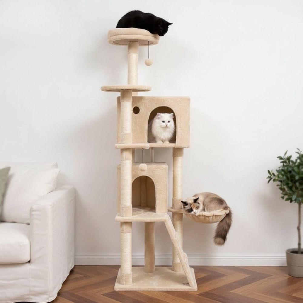 Kratzbaum Eck Modernes Design 140cm