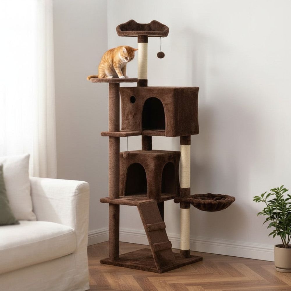Kratzbaum Eck Modernes Design 140cm