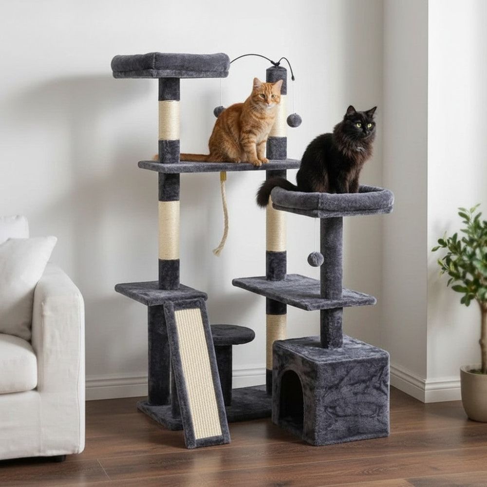 Kratzbaum Erwachsen Design Stabil 135cm