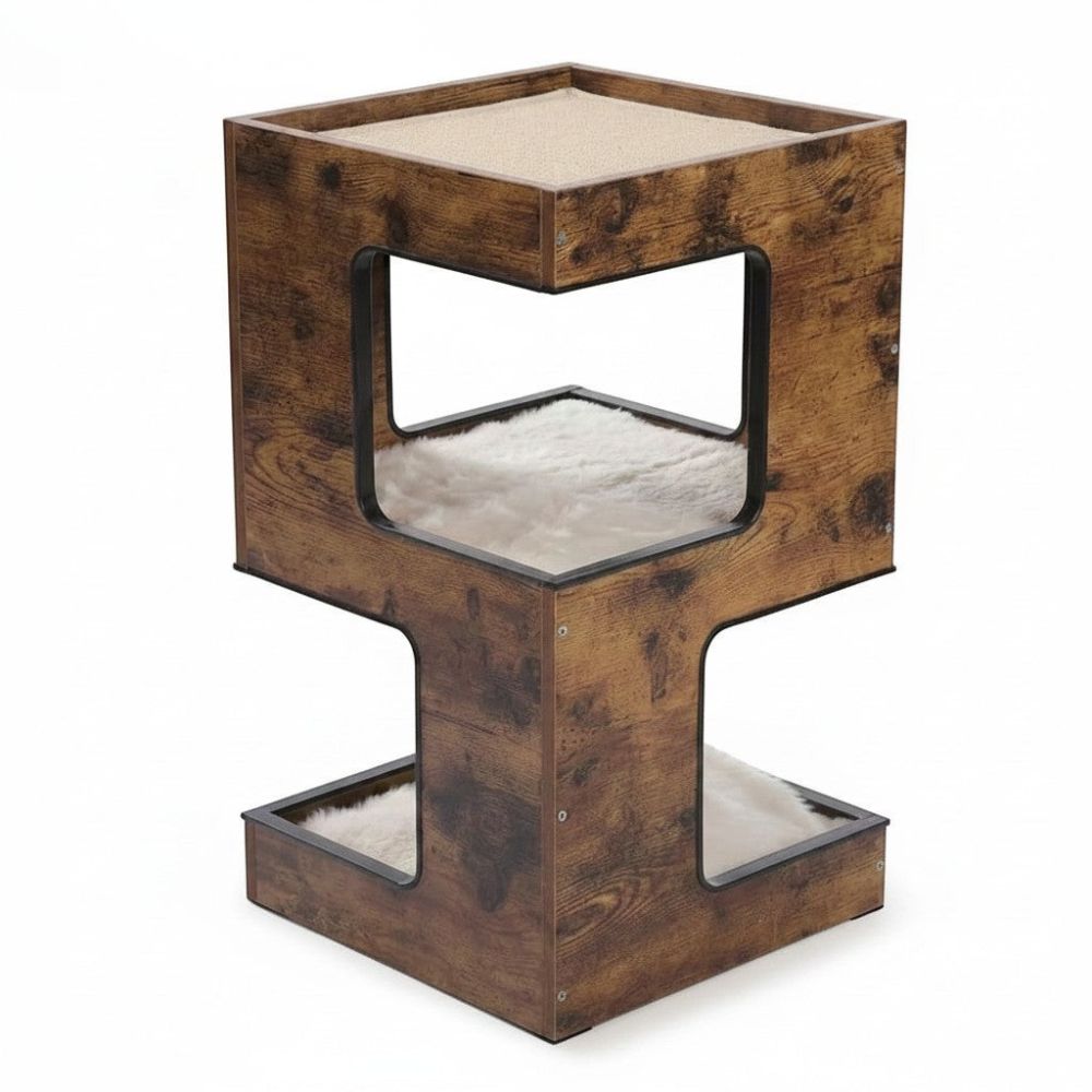 Kratzbaum Holz Design Ultra Kompakt 60cm