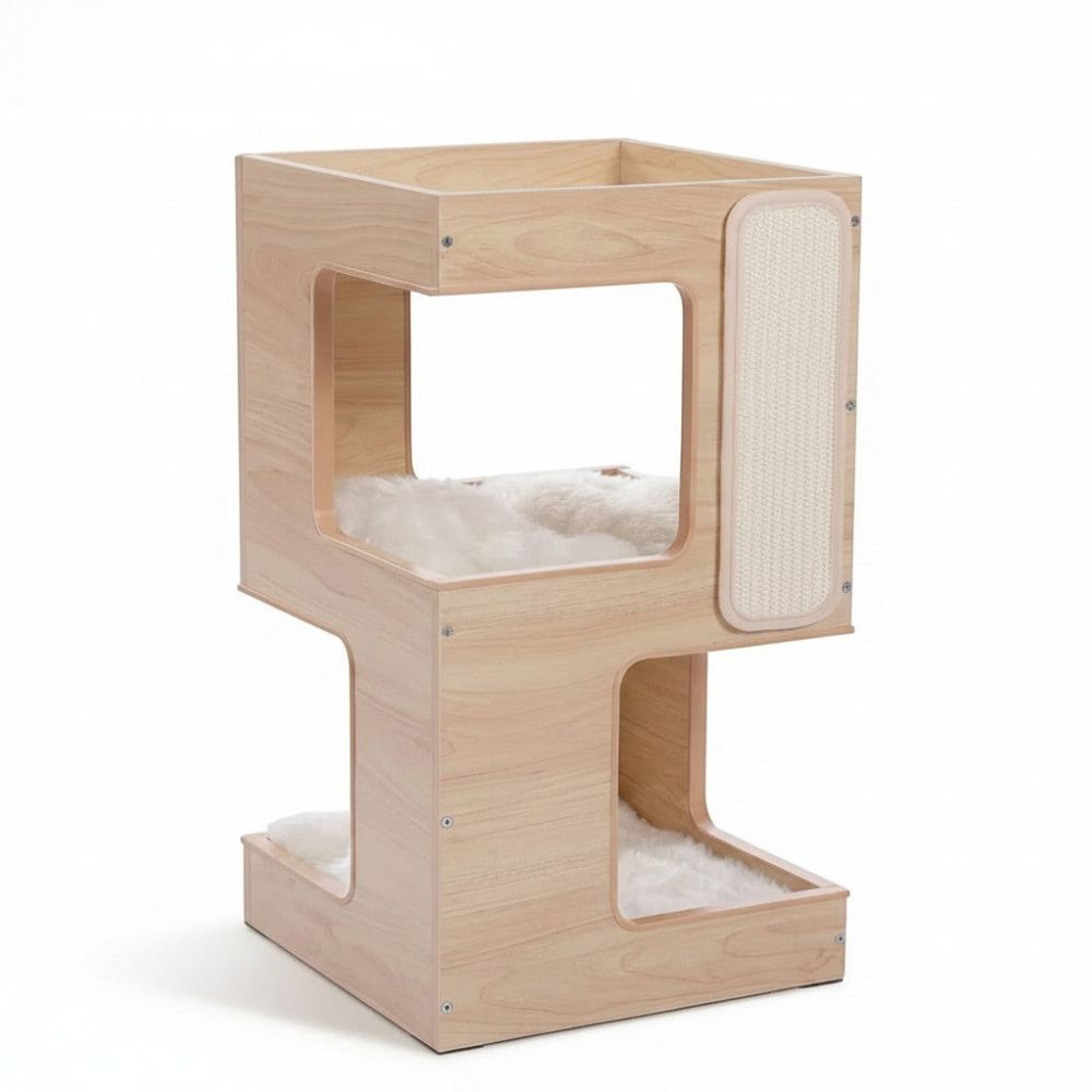 Kratzbaum Holz Design Ultra Kompakt 60cm