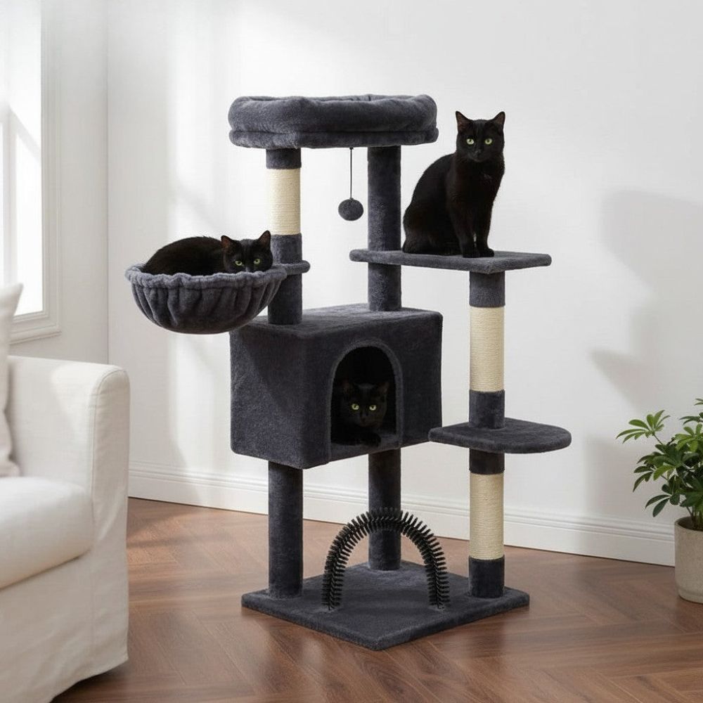 Kratzbaum Maine Coon Kompakt und Robust 105cm