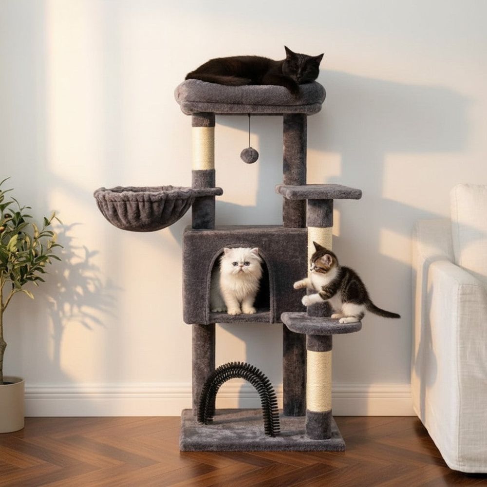 Kratzbaum Maine Coon Kompakt und Robust 105cm