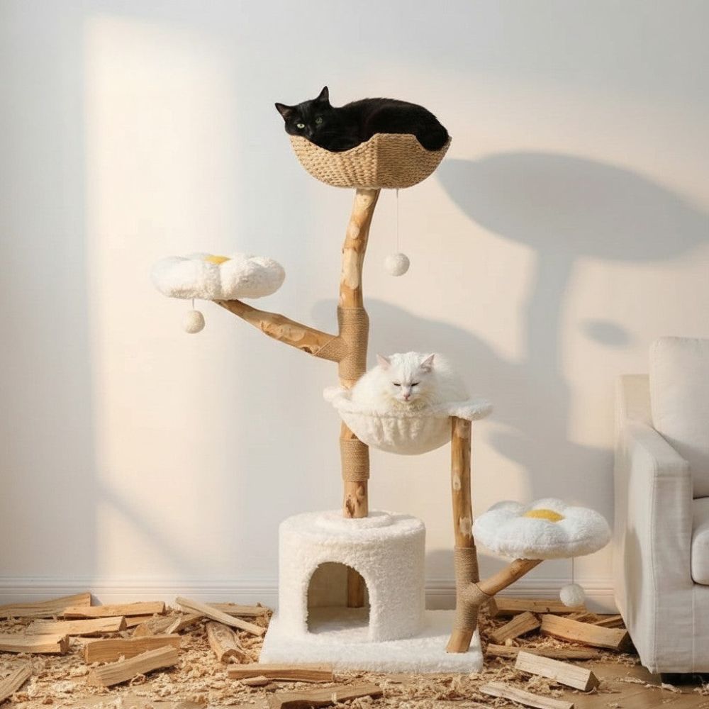 Kratzbaum Maine Coon Treibholz Authentisch 150cm