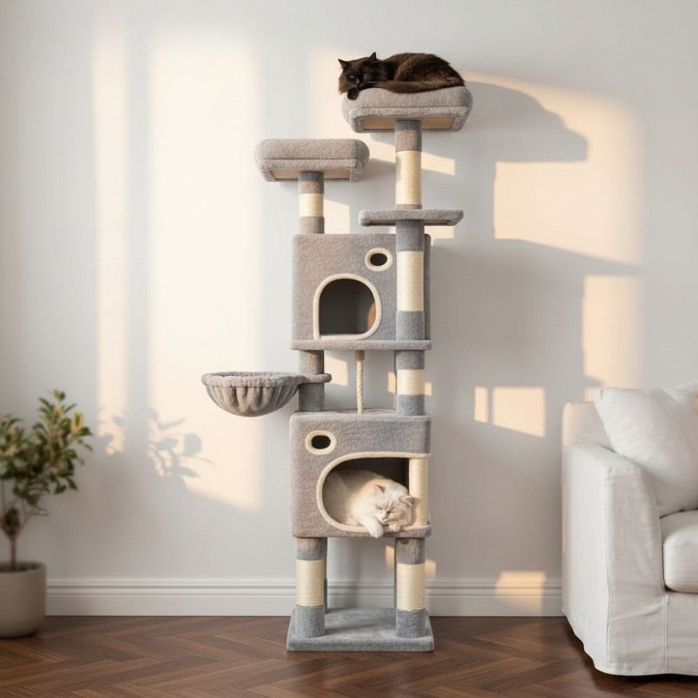 Kratzbaum Maine Coon XXL Verstärkte Pfosten 160cm