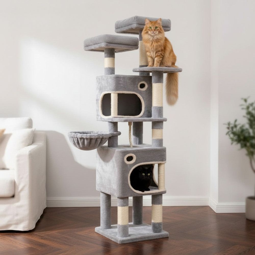 Kratzbaum Maine Coon XXL Verstärkte Pfosten 160cm