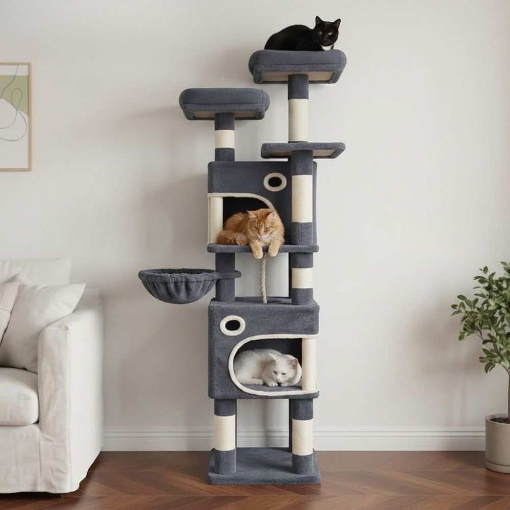 Kratzbaum Maine Coon XXL Verstärkte Pfosten 160cm