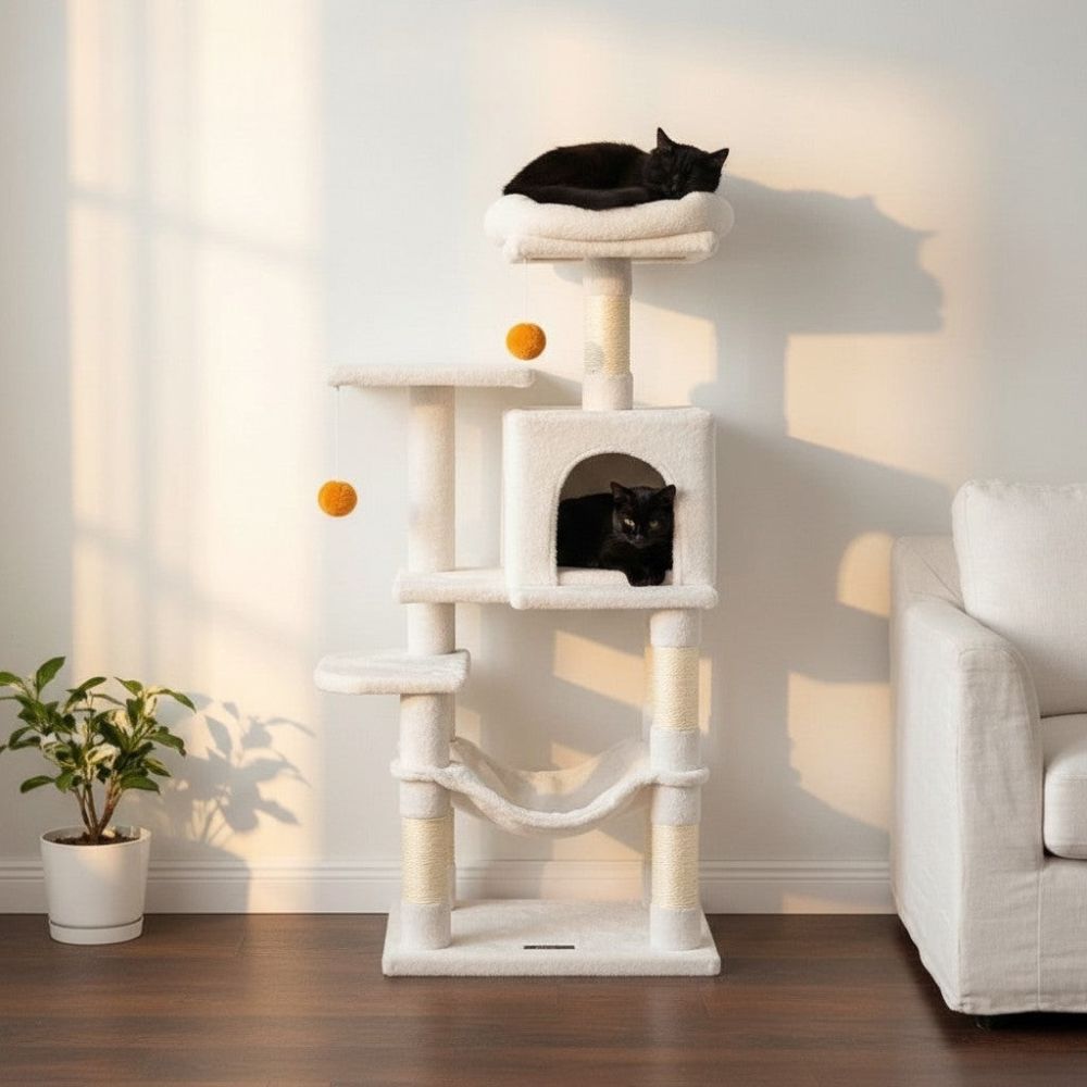 Kratzbaum Modernes Design Mehrfarbig 110cm