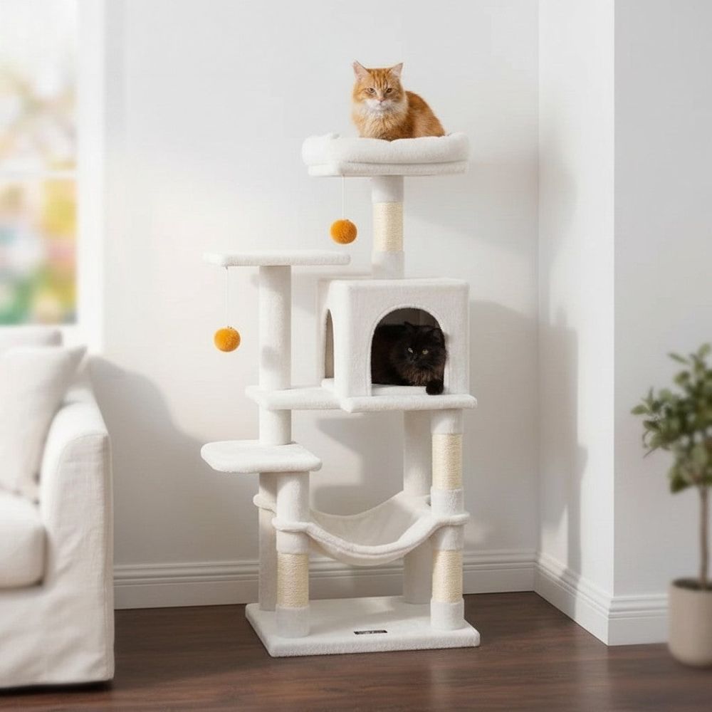 Kratzbaum Modernes Design Mehrfarbig 110cm
