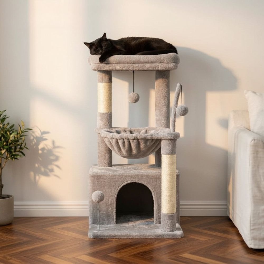 Kratzbaum Optimiert für Kleine Wohnung 84cm