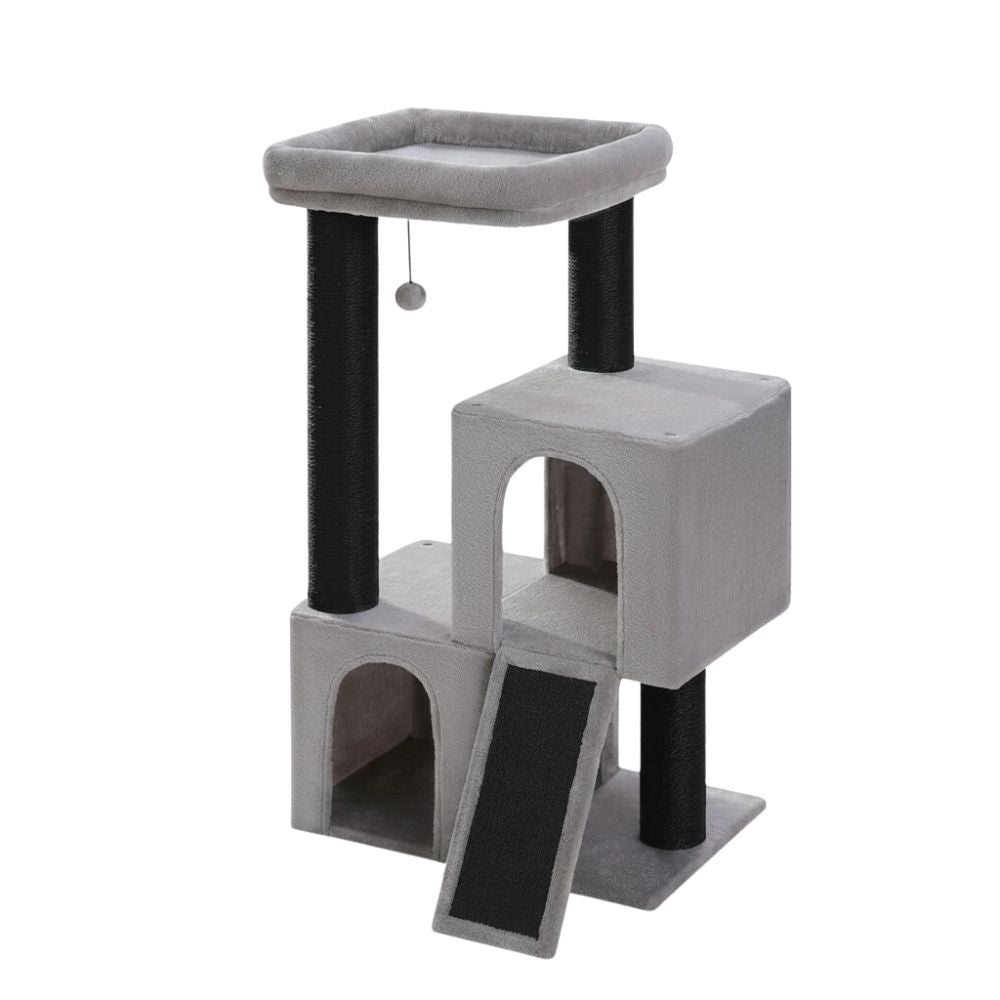 Kratzbaum Quadratisch Design Breite Basis 114cm