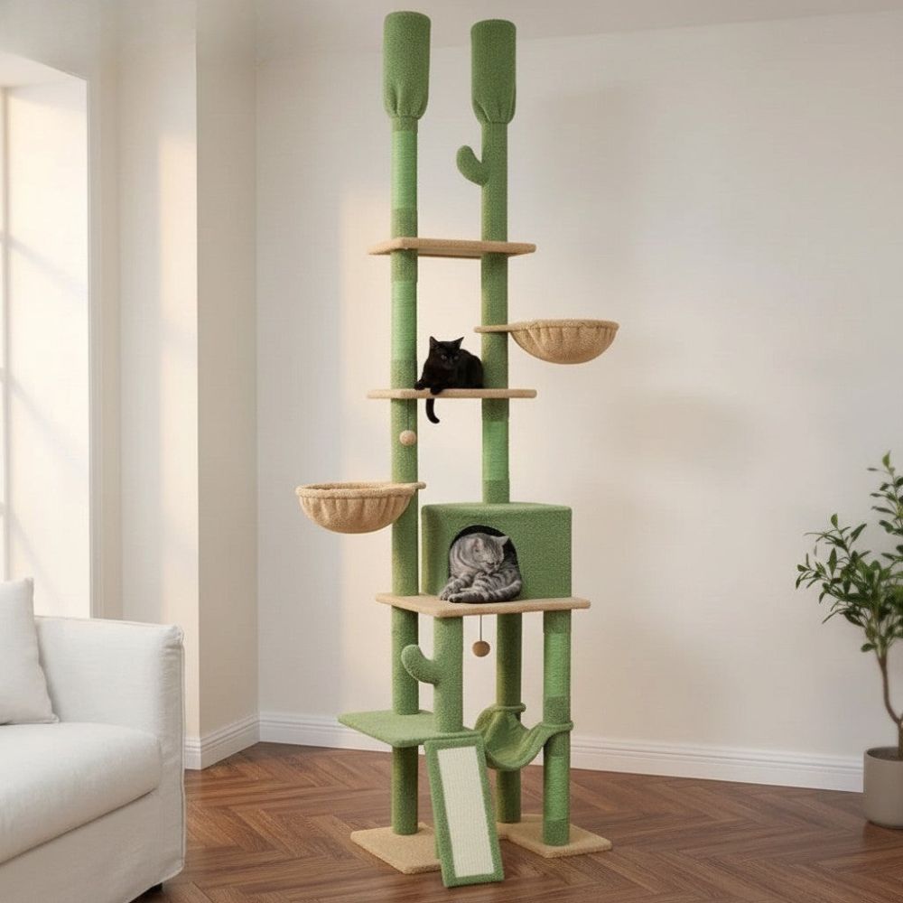 Kratzbaum Säule Boden-Decke Verstellbar