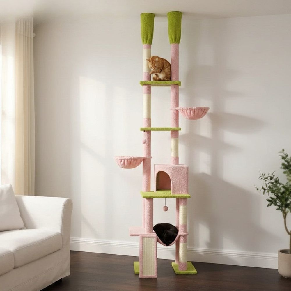 Kratzbaum Säule Boden-Decke Verstellbar