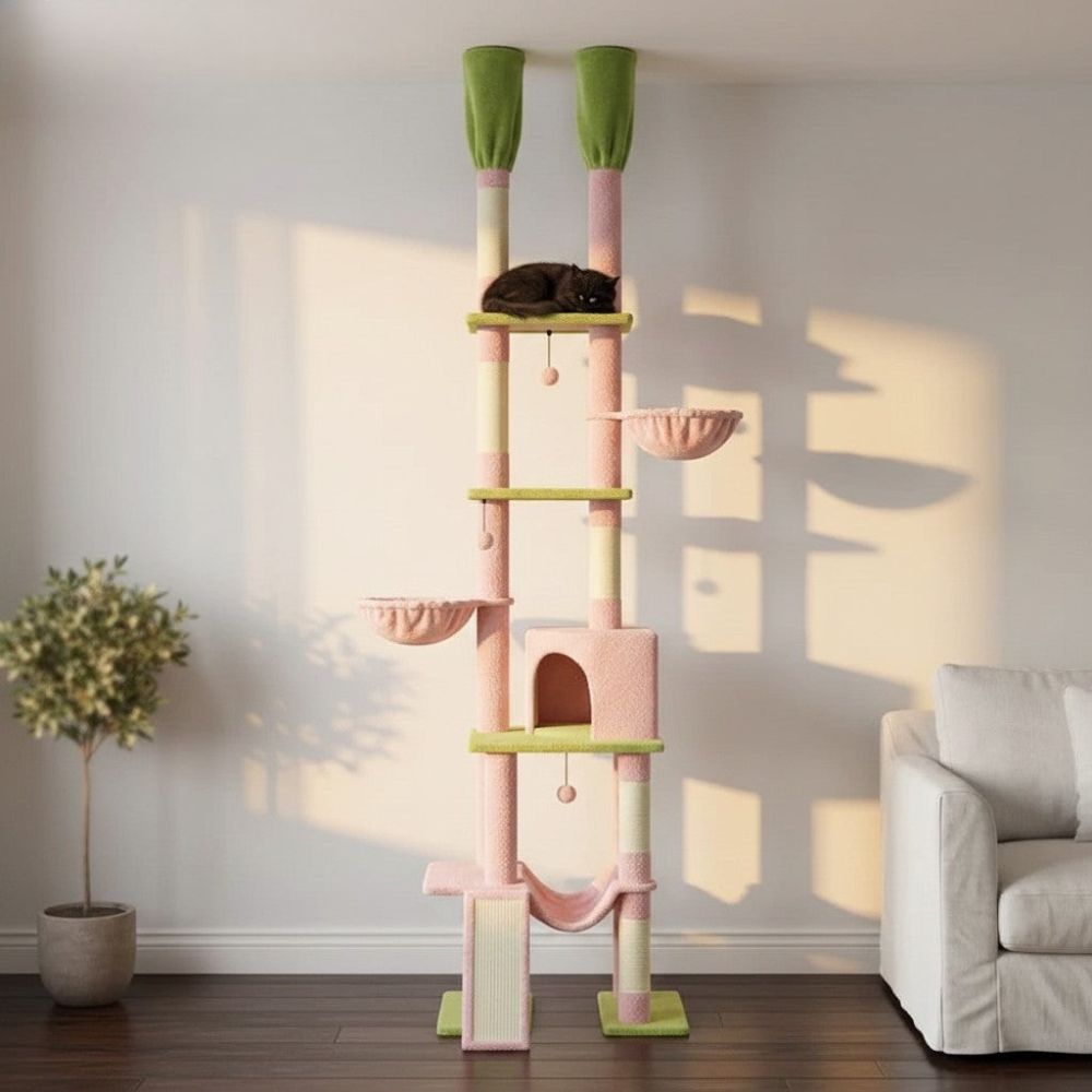 Kratzbaum Säule Boden-Decke Verstellbar
