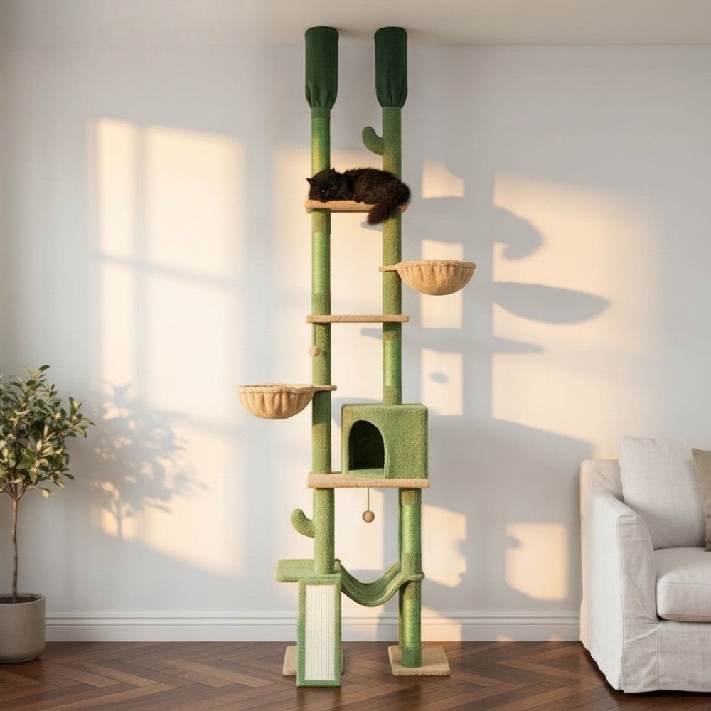 Kratzbaum Säule Boden-Decke Verstellbar