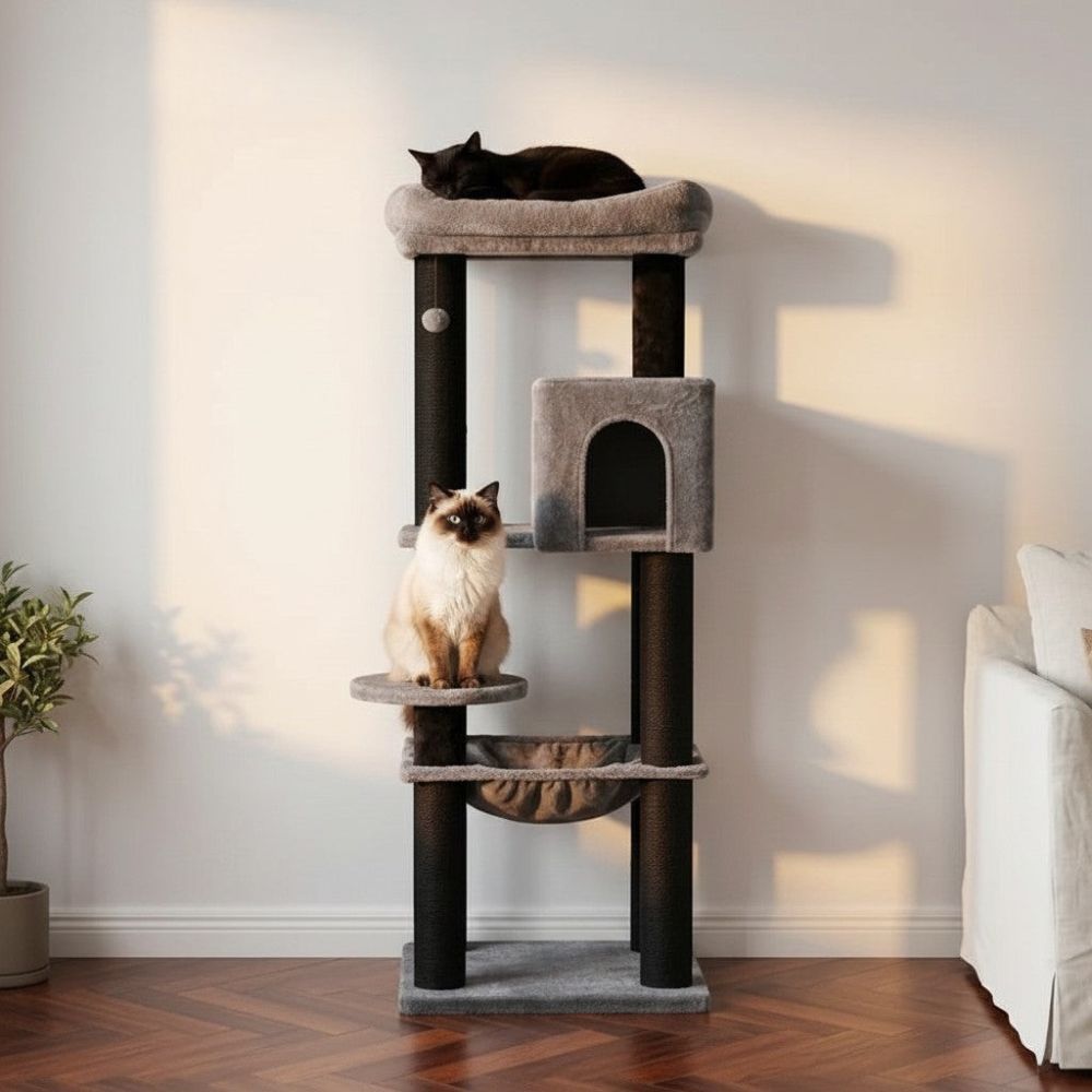 Kratzbaum Solide Maine Coon Pfosten 10cm 147cm