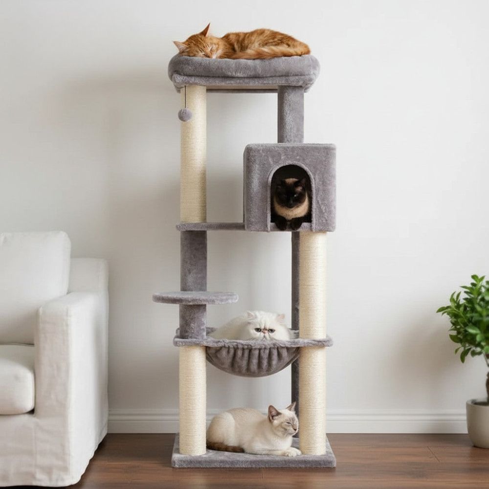 Kratzbaum Solide Maine Coon Pfosten 10cm 147cm