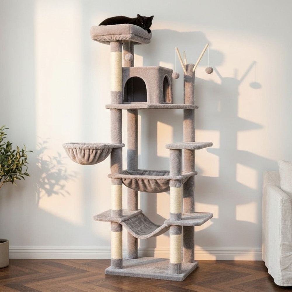 Kratzbaum XXL 175cm Beige